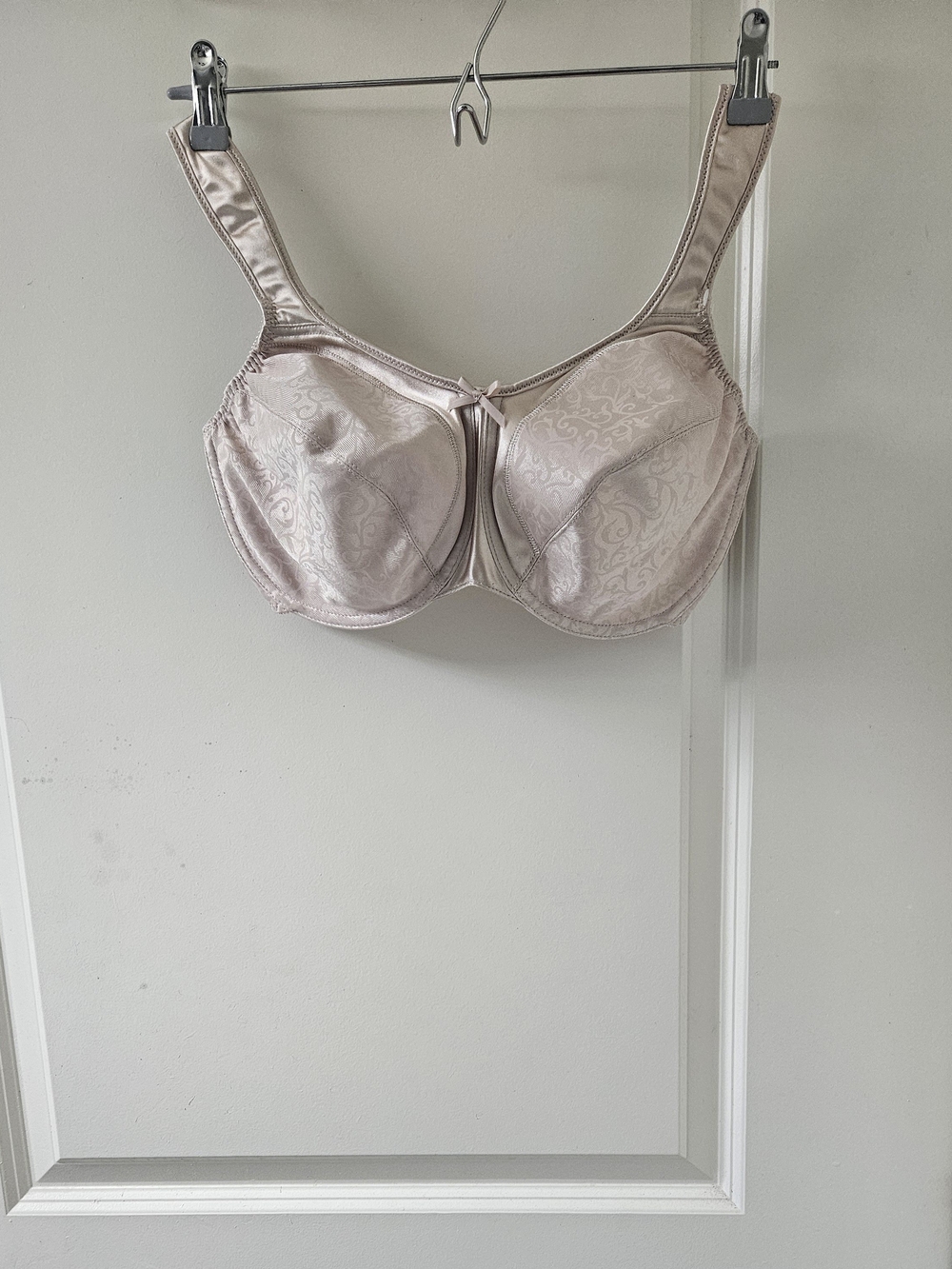 Bali Satin Underwire Bra in Light Champagne